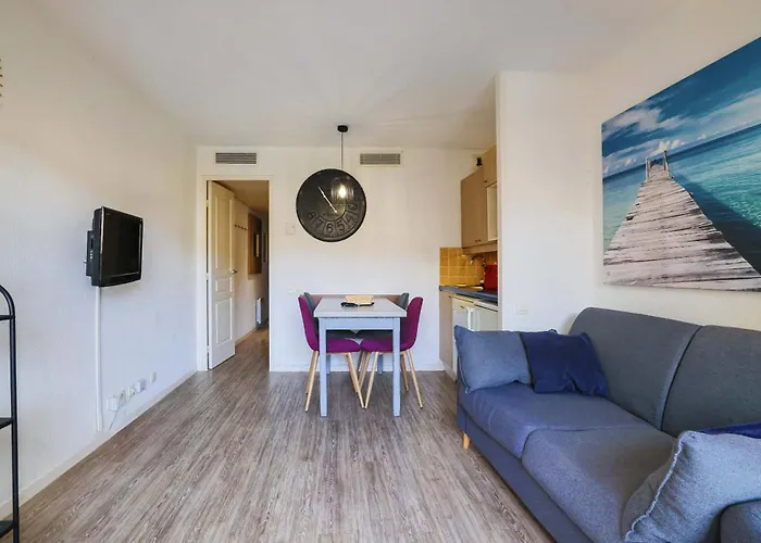Le Cannes Beach 380 - Lumineux Balcon & Piscine
